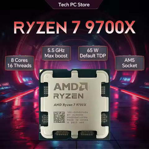 NEW AMD Ryzen 7 9700X 65W 4NM L3=32M 3.8GHz 8-Core 16-Thread R7 9700X Gaming Processor DDR5 Socket A