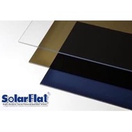 SOLARFLATSolarTuff Solid atap kanopi polycarbonat murah 12 mm polos