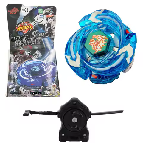 B-X TOUPIE BURST BEYBLADE demise devolos L-Drago Assault Version BLUE BB-98 Simple Packing + Black P