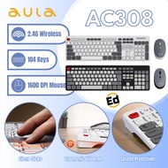AULA AC308 Wireless Keyboard Mouse Set / AULA AC208 3 in 1 Keyboard and Mouse and Mouse Pad Set