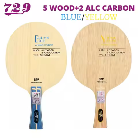 Original 729 Friendship Blue ALC Table Tennis Blade 5 Wood 2 Arylate Carbon Professional Ping Pong B