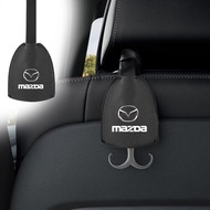 1pcs Car Seatback Hanger Hook Hidden Leather Cover Car Interior Accessories Plastic Bag Holder Hook for Mazda 2 3 5 6 2017 CX-4 CX-5 CX-7 CX-9 CX-3 CX-5