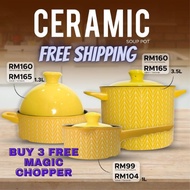[READY STOCK!!FREE SHIPPING!!] CERAMIC POT AS KITCHEN AS LEGACY [BUY 3 FREE MAGIC CHOPPER]