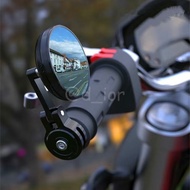 กระจกปลายแฮนด์ R-Mini สำหรับ Lambretta & Vespa สปอร์ต ดีไซน์สวย งาน CNC คุณภาพ แข็งแรงทนทาน : Pocent