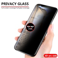 Huawei P50E P50 P40 P30 P20 P10 Pro Lite / Black-edge privacy tempered glass