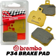 BREMBO NISSIN BRAKE PAD P34 2POT SINTER P34 BRAKE PAD FRONT REAR DEPAN BELAKANG 100% HIGH QUALITY