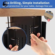 [Serenable] Desk Side Organiser under Desk Laptop Mount Anti Slip And Pegboard Accessories