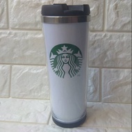 Starbucks White 450ml Stainless Tumbler