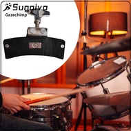 Drum Dampeners Pad Leather Reusable Soft Attachment Drum Mute Pad for Indoor Outdoor Drum Kits Bass 