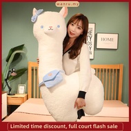 Cute Alpaca Pillow Plushie Doll Cartoon Sheep Animal Soft Comfort Sleep Plush Toy Stuffed Toys Gift