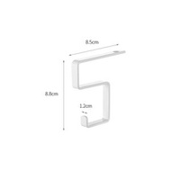 FaSoLa家用簡易門後掛鉤 物品收納單鉤免打孔廚櫃門加厚鐵藝掛鉤