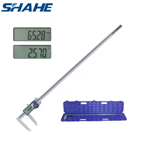SHAHE 40''1000mm Electronic Digital Caliper Ruler Heavy Duty Long Jaw Digital Caliper Stainless Stee