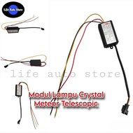 Crystal Meteor 50cm Eyebrow DRL Led Light Module Welcome Light