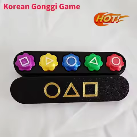 2025 Traditional Play Game Gonggi Set Korean Folk Game Fun Gonggi Jack Stone Pebbles Set Stone Catch