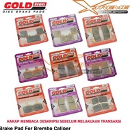 DISC PRICE - Goldfren Brake Pads For Brembo Calipers 4P1P 2P1P 4P2P M4 GP4RS M50