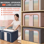 72L 100L Foldable Storage Box Home Organizer Clothes Organizer Stackable Storage Box Waterproof Stor