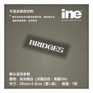 Death Stranding/BRIDGES Company/Electric Pain Car Sticker Motorcycle Laptop Luggage Sticker IE125