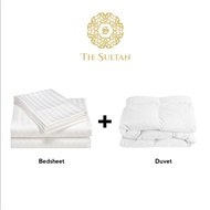 Combo Bedding Set hotel set Sultera bedsheet set Hotel Bedsheet and Duvet Sultera Exclusive COMBO