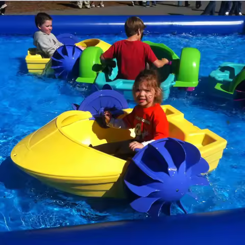 2025 Commercial for Parks and Inflatable Pools 4-Size Virgin HDPE Manual Kids Hand Paddle Boat