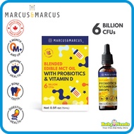 Marcus &amp; Marcus Baby Probiotics &amp; Vitamin D3 Drops (0m+)