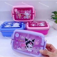 Kids School Food Container Cartoon lunch Box Case , Tupperware,kotak bekas makan