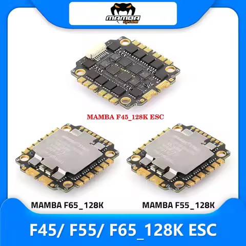 DIATONE MAMBA F45/ F55/ F65_128K BLHeli_32 4in1 ESC Dshot 300-600-1200 Installation 30.5mm/M3 4-6S F