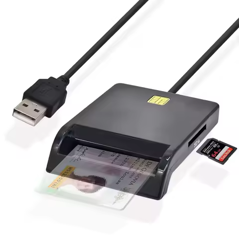 UTHAI X02 USB SIM Smart Card Reader For Bank Card IC/ID EMV SD TF MMC Cardreaders USB-CCID ISO 7816 