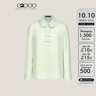 G2000 เสื้อเบลาส์สำหรับผู้หญิง Regular Fit ทรง Regular Fit รุ่น 5124106150 สีเขียว