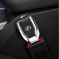 Car Logo Seat Belt Clip Extender Safety Extension Plug For Lexus CT200h ES250 ES300h IS250 IS200 GS3