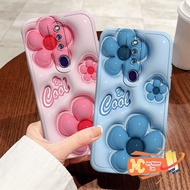 OPPO F11/F11 PRO Softcase F5 / F7 LATEST F9/ with Embossed Floral Motif - Girls Case - Trendy Case -