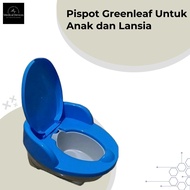 Pispot Green Leaf 5109 / Potty Training Seat / Closet Duduk WC Jongkok Anak Lansia 1.5 LITER