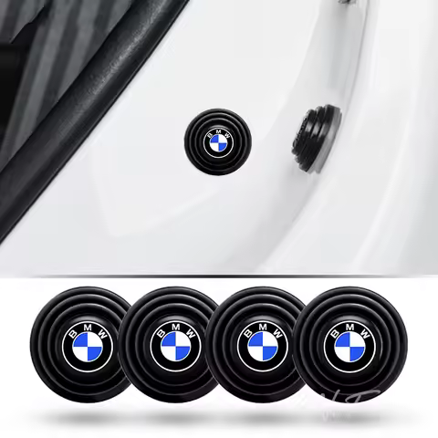 Car Silicone Door Shock Stickers Absorber Soundproof Buffer Pier For BMW F12 F13 G30 G32 F34 F40 F45