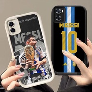 GK-53 Messi Black and White Silicone Casing for OPPO Realme A96 C33 A77s A76 9i