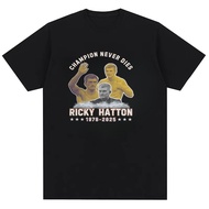 Ricky Hatton Boxer Merch Men's and Women's Fashion Printed Cotton T-shirt Top