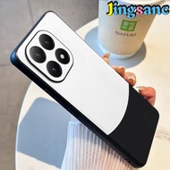 Jingsanc vỏ cho Xiaomi 15t Ốp điện thoại bằng da sang trọng mềm biên giới bao gồm tất cả ống kính bả