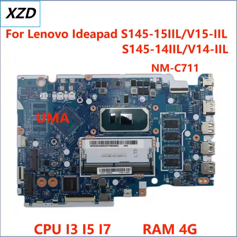 GS44D/GS54D NM-C711 Mainboard For Lenovo IdeaPad S145-14IIL S145-15IIL V14-IIL V15-IIL Laptop Mother