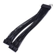 NEX 12 6in 24Pin Power Extension Cord ATX Power Motherboard 24pin Extension Cable