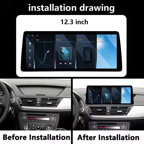 12.3inch Touch Screen Android15 For BMW 1Series E84 2010 - 2015 Car Radio Multimedia Player Stereo G