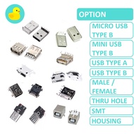 USB / Micro USB / Mini USB Type A / B Connector Socket