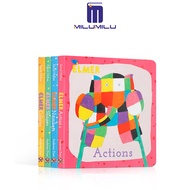 Milumilu Elmer First Concepts 4แผ่นบรรจุหนังสือภาษาอังกฤษต้นฉบับ