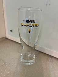 日本製 麒麟一番搾 雙色啤酒杯