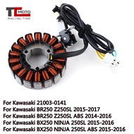 Stator Coil For Kawasaki BR250 Z250SL 2015-2017, BX250 Ninja 250SL 2015-2016, BR BX 25015-16 21003-0