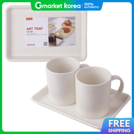 Ivory Color Design Dining Table Tray No. 1