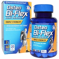 Osteo Bi Flex Triple 40ct Size 40ct Osteo Bi-Flex Glucosamine Chondroitin Triple Strength Glucos 750