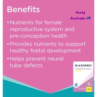 Blackmores Conceive Well Gold Preconception Vitamin 28 Tablets & 28 Capsules