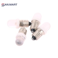AN.MART 5Pcs E10 Led Bulb E10 DC 3V 6V 12V 24V Instrument Bulb E10 Indicator Bulb Old Fashioned Flas