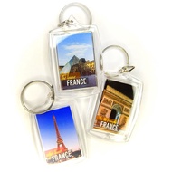 Keychain France Paris Louvre Eiffel Tower Gift Souvenir