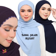 BAWAL SULAM INSTANT TAIBACK | TUDUNG BAWAL SARUNG INSTANT SULAM TAIBACK Bdg 48