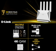 DLINK DIR-BE3602 BE3600 WIFI 7 MESH ROUTER WITH TWO 2.5G PORT