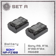 แบตเตอรี่ Sony NP-FZ100 สำหรับกล้อง Sony A9 A9R A7RIIIA7III A7M3 A7M
